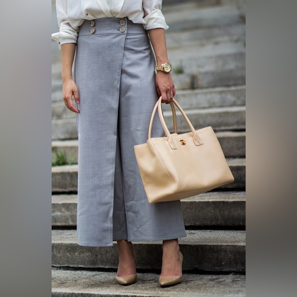 Club Monaco Yolande Wool Crossover Pants - Picture 14 of 16